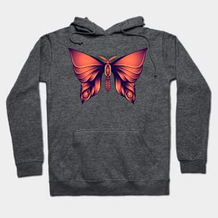 Red Moth Hoodie